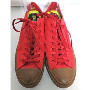 Converse All Star Chuck Taylor Lunarlon mens red gum sole sneakers size 11